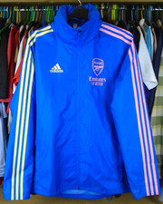 ARSENAL 2020 adidas FOOTBALL SOCCER TRAINING RAIN JACKET TOP COAT MEDIUM