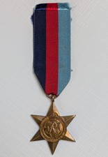 Original George Vl British & Commonwealth The 1939-45 Campaign Star Medal Ribbon