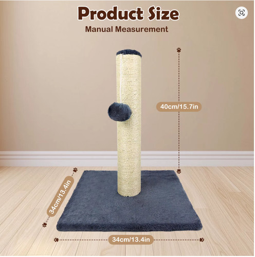 Cat scratching post - cat,