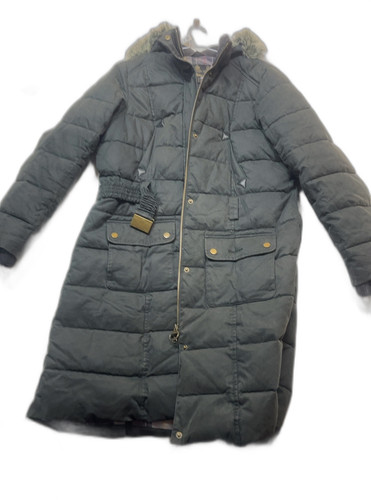 Barbour green polyester puffer - barbour,