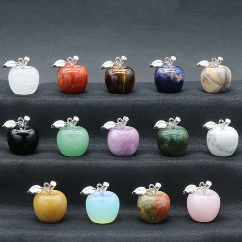Mini crystal apple - apple, pendant