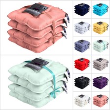 Booster Seat Cushions Chair Pads Square Outdoor Kitchen Dining Patio 37x37cm