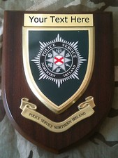 Police Service Northern Ireland PSNI Personalised  Wall Plaque