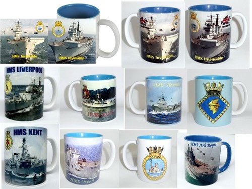 Royal navy mugs all ships - all, hms