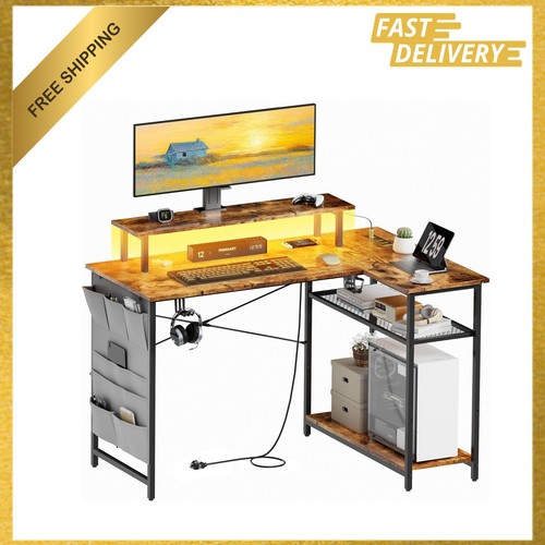 Inch shaped computer desk - shaped,
