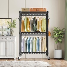 Heavy Duty Double Clothes Rail