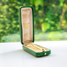Antique Green Leather Stick