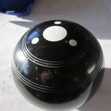 THOMAS TAYLOR (BOWLS) LTD BLACK CROWN GREEN BOWLS JACK