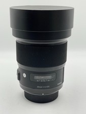 SIGMA for NIKON 20mm 1:1.4 DG HSM ART LENS - 20 mm f/1.4 A - VERY GOOD