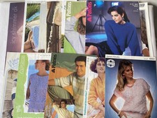 Vintage Ladies Knitting Patterns Bundle, Patons, Sirdar, Wendy etc. 1980s