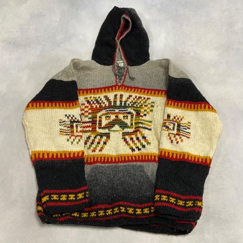 Vintage knitted hoodie - knitted,