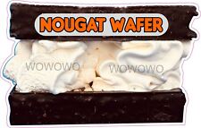 Ice cream van sticker Nougat wafer marshmallow ice creams stickers trailer decal