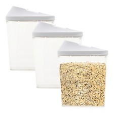 3 Cereal Containers Airtight