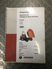 NEUSON MODEL 3001-AE SPARE PARTS LIST DUMPER