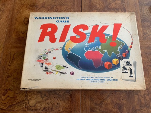 Risk 1960s board game - risk,