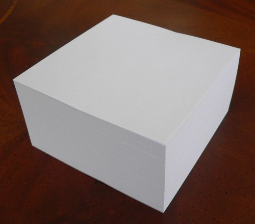 Note paper refill cube - cube,