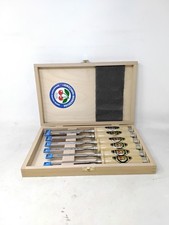 Set of Six Vintage Kirschen Wood Chisels - Made in Germany