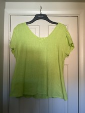 Sahara Lime Green Button Back