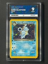 ACE 9 Dark Blastoise 3/82 1st Edition Pokémon Card WOTC Team Rocket Holo MINT