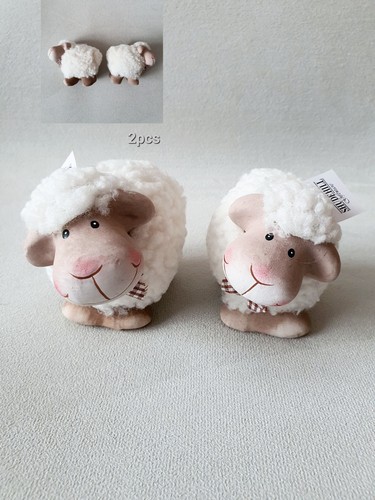 2pcs shaggy woolly sheep - 2pcs,