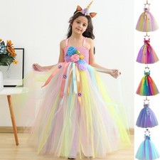 UK Long Kids Flower Girls