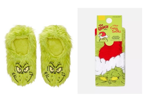 The grinch fluffy footlets - the,