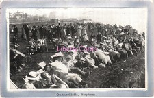 Cliffs Bispham Postcard To Critchley Bury Road Breightmet Bolton 1915