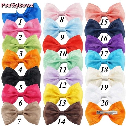 Grosgrain ribbon bow hair - 3",