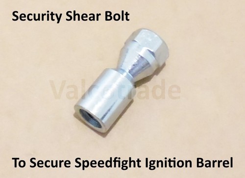 Security shear bolt for - x,