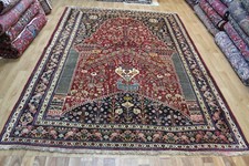 OLD HANDMADE PERSIAN QASHQAI TRIBAL RUG, LARGE VASE DESIGN 300 X 205 CM 