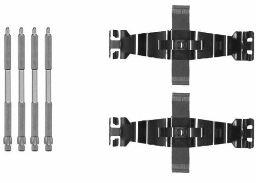 Front brake pad accessory - front,