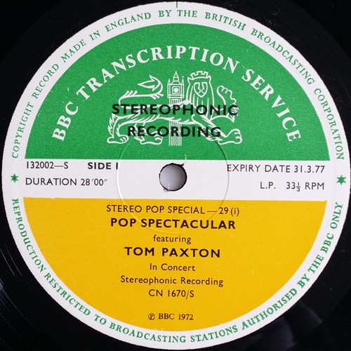 Tom paxton stereo pop - tom,