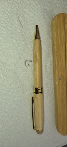 Bamboo pen matching box - bamboo,