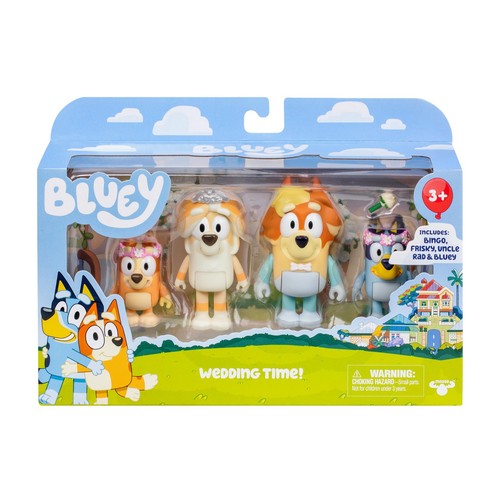 Bluey wedding figures - pack, of