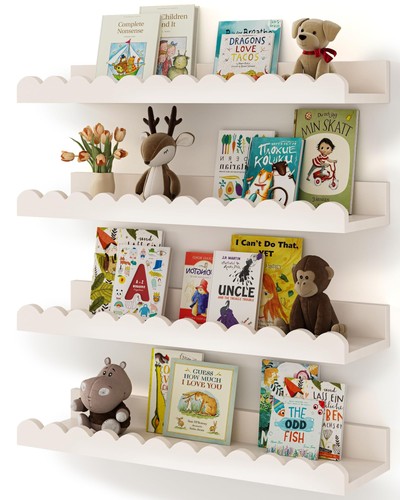 Nursery book shelves - book, 4-pack