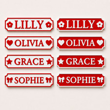 Personalised Name Red Door