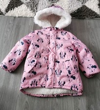 Girls Minnie Mouse Coat 3-4