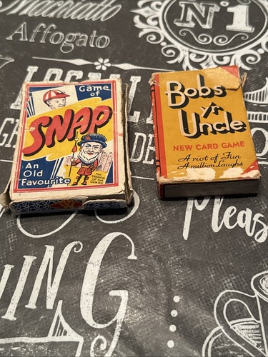 Vintage card games - card, sets