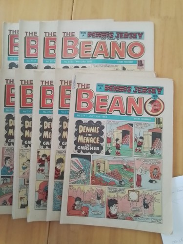 Beano comics from 1981 - x,