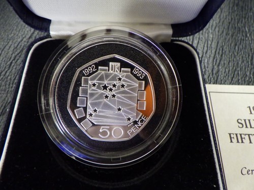 Silver proof pence - silver,