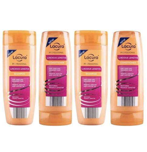 250ml lacura professional - 4x,