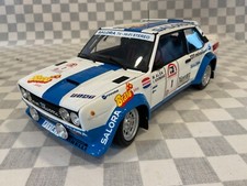 1/18 KYOSHO FIAT 131 ABARTH  1980 1000 LAKES RALLY # 1 SALORA