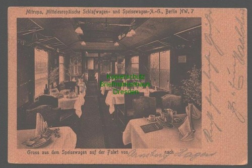 141903 postcard mitropa - 141903,