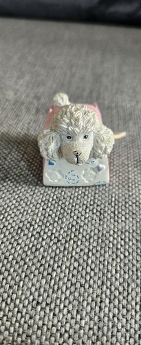 Vintage resin miniature poodle