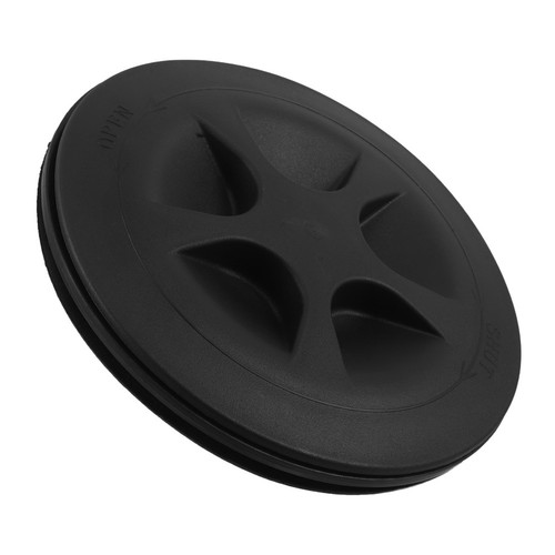 Black plastic kayak - plastic, hatch
