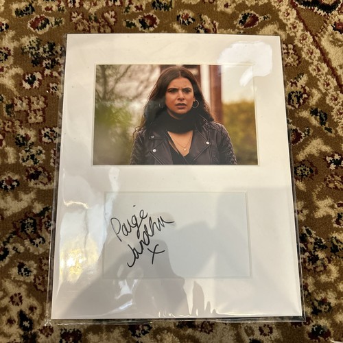 Emmerdale signed paige - emmerdale,