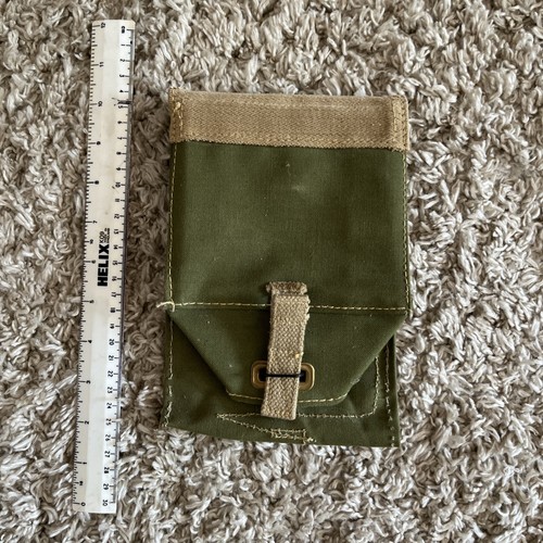 Olive green canvas case - green,