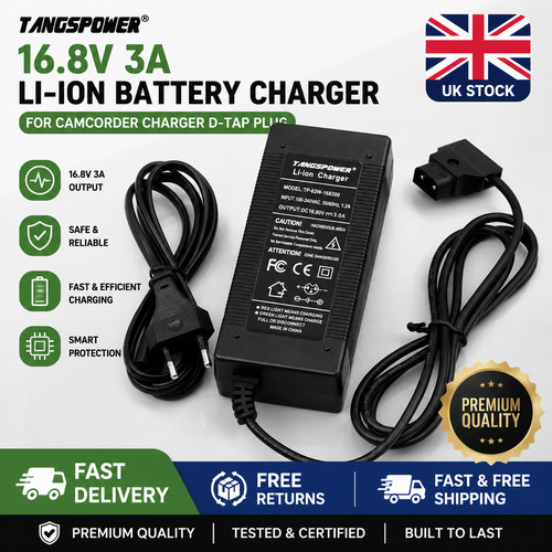 Tap battery charger - 16.8v, 3a