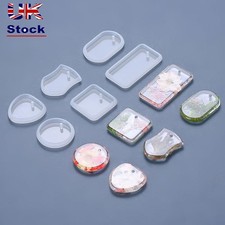 DIY Craft Pendant Mold Resin Silicone Mould Jewelry Making Necklace Keychain