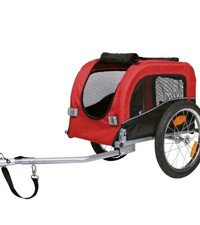 Dog Bicycle Trailer and Reflectors Trixie Safe Sturdy Collapsible Leisurely Ride
